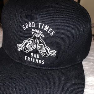 “Good Times Bad Friends” SnapBack Hat